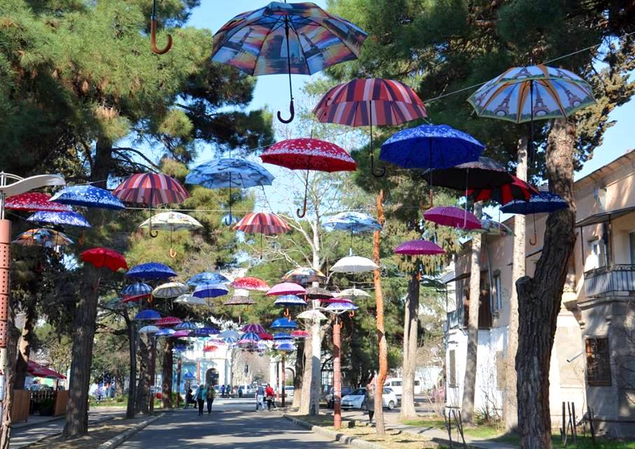 The Street of Colored Umbrellas in Rustavi – Take a joyful walk geotv.ge
